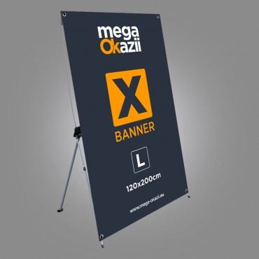 X Banner L - 120 x 200 cm