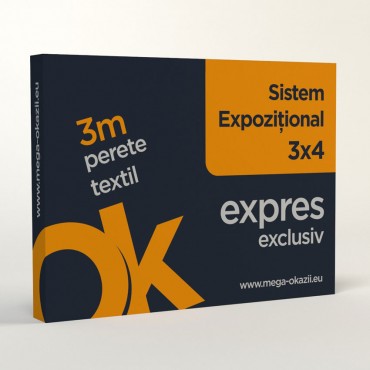 Perete expozitional 3x4 | exclusiv